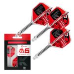 Darts integrált tollszár Target K-Flex Press Start, No6 toll és közepes szár