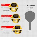 Darts integrált tollszár Target K-Flex You Win, No2 toll és közepes szár