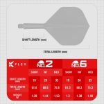 Darts integrált tollszár Target K-Flex You Win, No2 toll és közepes szár