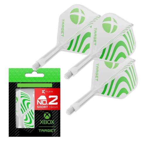 Darts toll és szár egyben Target XBOX K-Flex, No2 toll és rövid szár
