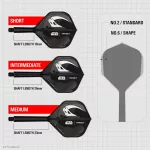 Darts tollszár STAR WARS TARGET K-Flex Mandalorian multi-pack, No2 toll és hosszú szár