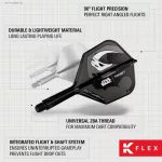Darts tollszár STAR WARS TARGET K-Flex Mandalorian multi-pack, No6 toll és közepes szár