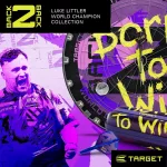 Darts tollszár Target K-Flex Luke Littler Born To Win, No2 toll és Rövid szár