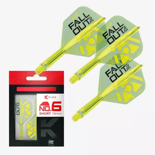 Darts tollszár Target K-Flex Luke Littler Fallout, No6 toll és Rövid szár