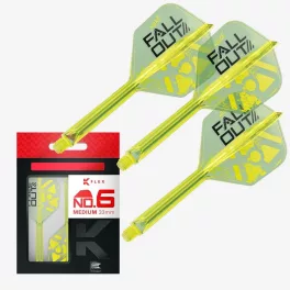   Darts tollszár Target K-Flex Luke Littler Fallout, No6 toll és Hosszú szár