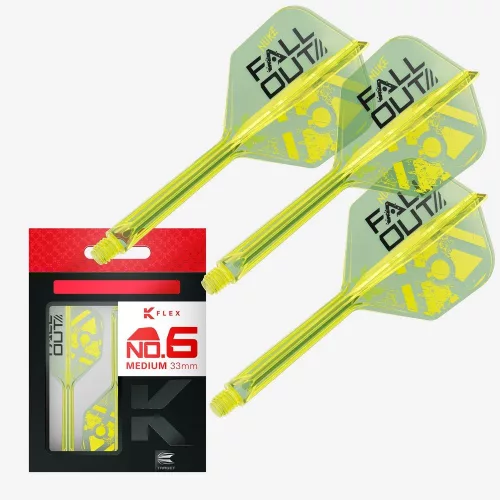 Darts tollszár Target K-Flex Luke Littler Fallout, No6 toll és Hosszú szár
