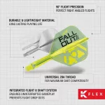 Darts tollszár Target K-Flex Luke Littler Fallout, No6 toll és Hosszú szár