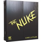 Komplett dart csomag Target Luke 'The Nuke' Littler darts tábla és kabinet 2 szett nyíllal