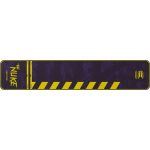 Darts puha szőnyeg Target Luke Littler The Nuke feket, lila, sárga szegéllyel, 60cm széles