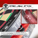 Darts tábla TARGET TOR, élezett dróttal, verseny minőségű, sisalból