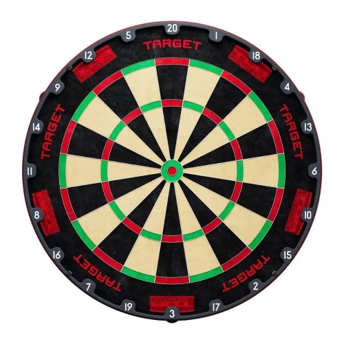 Darts tábla TARGET TOR EVO, élezett dróttal, verseny minőségű, sisalból