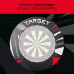 Darts falvédő Target fekete mintás, 2026