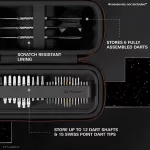 Darts tok STAR WARS TARGET BOA MANDALORIAN, két szett nyílhoz