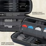 Darts tok Target BOA, sötétkék, két szett nyílhoz