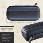 Darts tok Target BOA, sötétkék, két szett nyílhoz