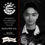 Darts szett steel Target Japan SP Black Marque Eclipse, 23g 90% wolfrám