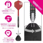 Darts szett steel Target Japan Kosuzu Iwao Diamond G4, 22g 90% wolfrám