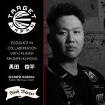 Darts szett steel Target Japan SP Black Marque Creed, 23g 90% wolfrám