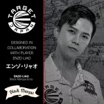 Darts szett steel Target Japan SP Black Marque Enzo, 24g 90% wolfrám