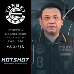 Darts szett steel Target Japan Harith Lim Hot Shot G3, 25g 90% wolfrám