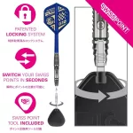 Darts szett steel Target Japan SP The Rising Sun G10.5, 22g 95% wolfrám