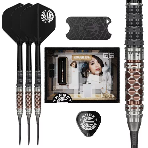 Darts szett steel Target Japan SP Charis G6, 23g 90% wolfrám
