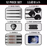 Darts szett steel Target Japan SP Charis G6, 24g 90% wolfrám
