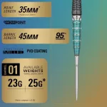 Dart szett steel TARGET JAPAN The Rising Miracle Limited Edition, 23g 95% wolfram