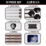 Dart szett steel TARGET JAPAN Paul Lim The Legend G10, 23g, 90% wolfram