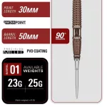 Dart szett steel TARGET JAPAN Paul Lim The Legend G10, 25g, 90% wolfram