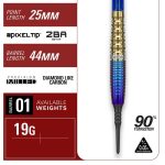 Darts szett soft Target Japan Tung Suk Zenith G2 20g 90% wolfrám