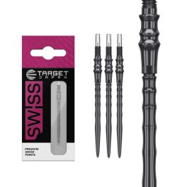   Darts fémhegy TARGET JAPAN SP Premium Swiss Point fekete, 40mm