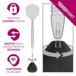 Darts fémhegy TARGET JAPAN SP Premium Swiss Point bézs, 35mm