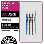 Darts fémhegy TARGET JAPAN SP Premium Swiss Point ezüst, 30mm