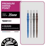 Darts fémhegy TARGET JAPAN SP Premium Swiss Point kék, 35mm