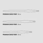 Darts fémhegy TARGET JAPAN SP Premium Swiss Point kék, 35mm