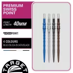 Darts fémhegy TARGET JAPAN SP Premium Swiss Point kék, 40mm