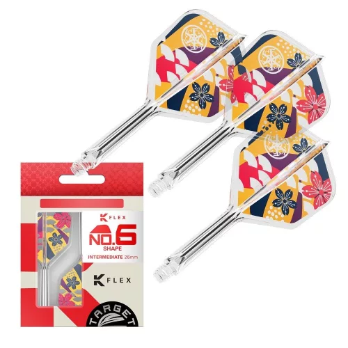 Darts tollszár Target Japan K-Flex Zenith, No6 toll és közepes szár