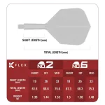 Darts tollszár Target Japan K-Flex Pyro G2, no6 toll és közepes szár