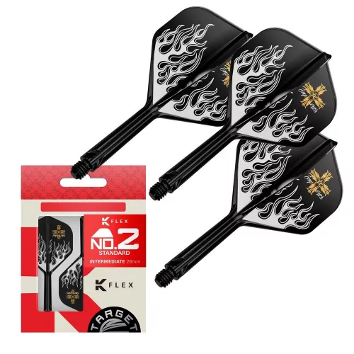 Darts tollszár Target Japan K-Flex Pyro G2, no2 toll és közepes szár