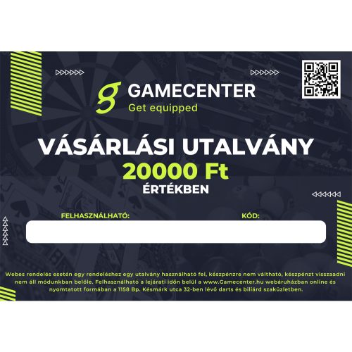 UTALVÁNY 20 000HUF