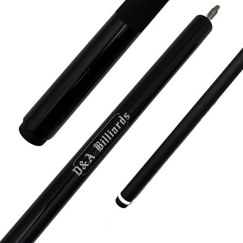 Pool Dákó kétrészes D&A fekete Carbon Nr. 20