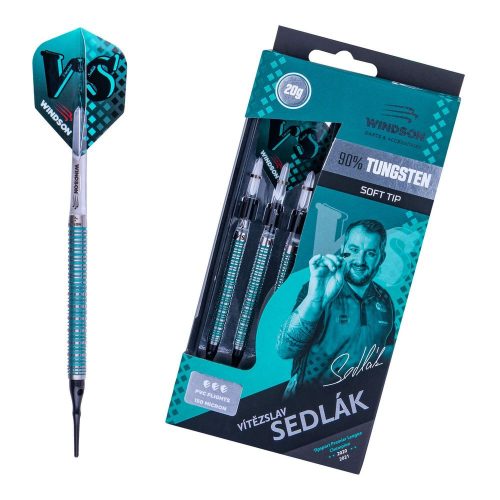 Dart szett Windson soft, CHAMPION SEDLÁK, 20g, 90% wolfram