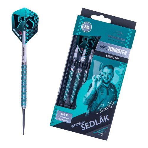 Dart szett Windson steel, CHAMPION SEDLÁK, 22g, 90% wolfram