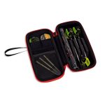 Darts tok Harrows Smart Case 1 szett tárolására, szürke-piros