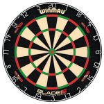 Darts tábla, Winmau BLADE 6 DUAL CORE, élezett dróttal, verseny minőségű, sisalból
