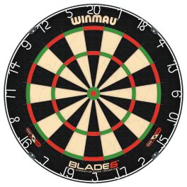   Darts tábla, Winmau BLADE 6, élezett dróttal, verseny minőségű, sisalból