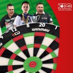 Darts tábla Winmau Equalizer, JDC gyakorló tábla
