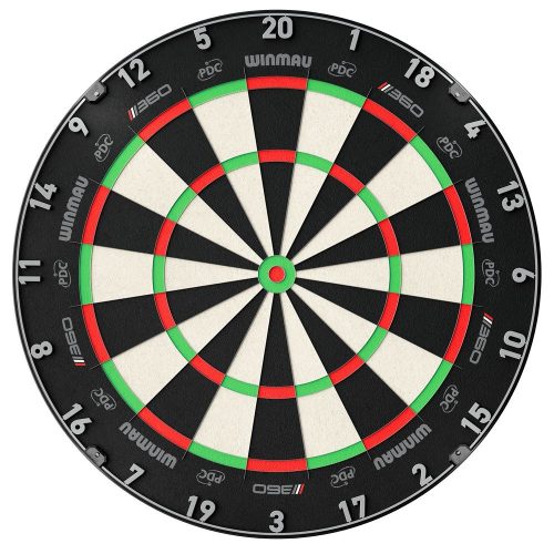 Darts tábla Winmau BLADE 360, élezett dróttal, verseny minőségű, sisalból