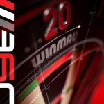 Darts tábla Winmau BLADE 360, élezett dróttal, verseny minőségű, sisalból